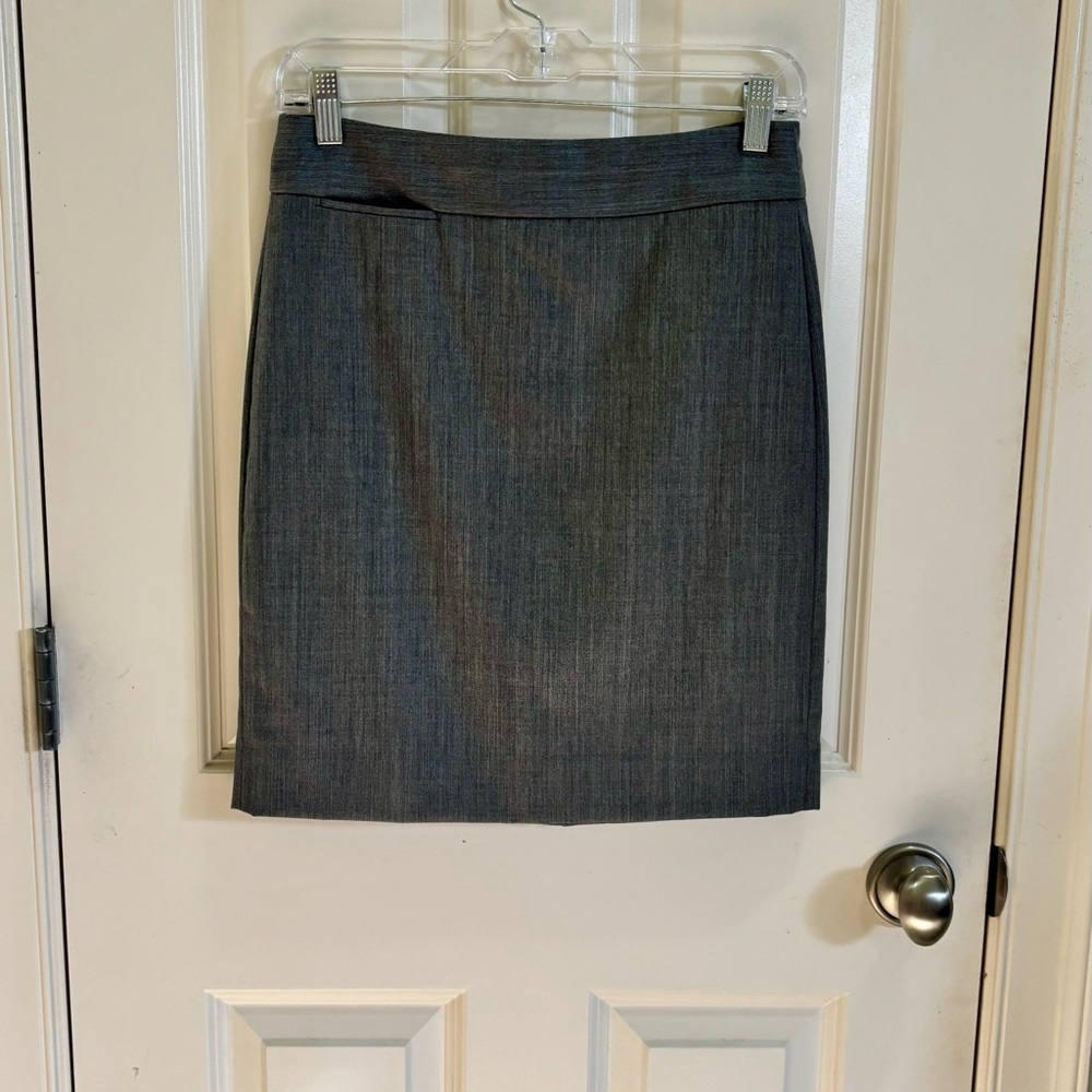 J. Crew Charcoal Pencil Skirt